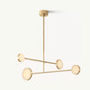 Alexander Floating Alabaster Mobile Chandelier 36"