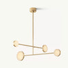 Alexander Floating Alabaster Mobile Chandelier 36"