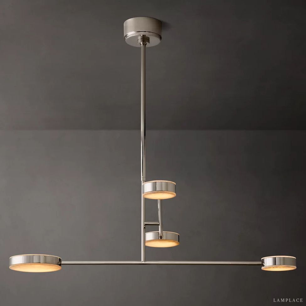 Alexander Floating Alabaster Mobile Chandelier 36"