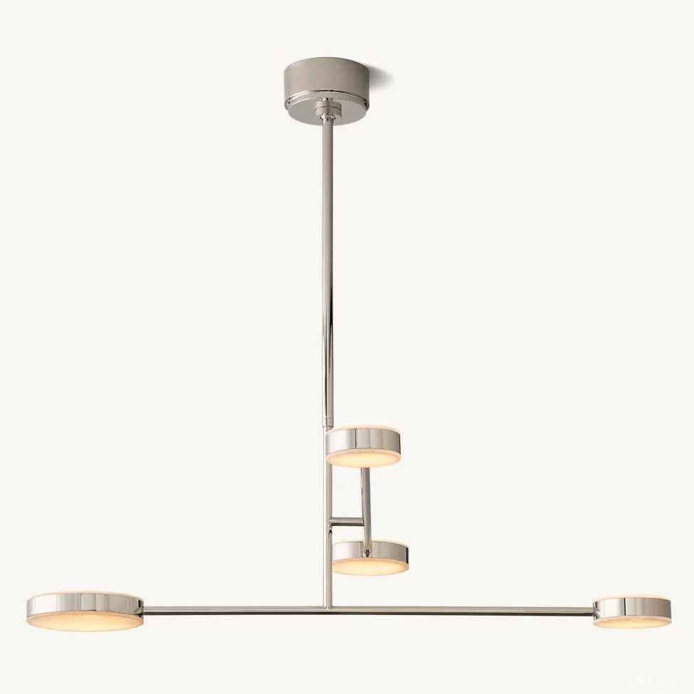 Alexander Floating Alabaster Mobile Chandelier 36"