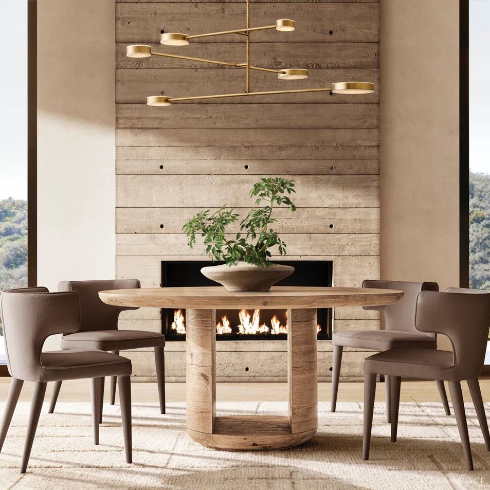 Alexander Floating Alabaster Mobile Chandelier 48"