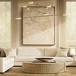 Alexander Floating Alabaster Mobile Chandelier 72"