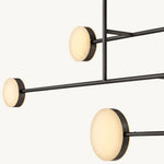 Alexander Floating Alabaster Linear Chandelier 54"