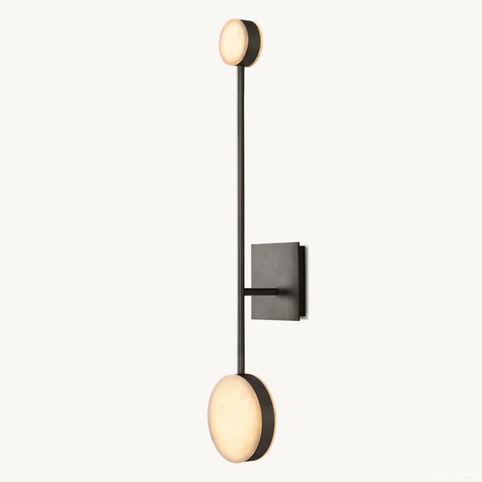 Alexander Floating Alabaster Wall Sonce 28"