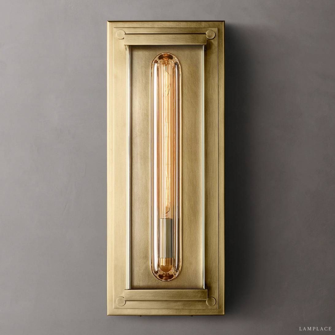 Savile Crystal Block Grand Square Wall Sconce