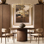 Arcachon Hexagon Crystal Two-Tier Round Chandelier 60"