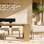 Cabrette Float Glass Linear Chandelier 72"