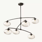 Cabrette Float Glass Mobile Round Chandelier 60"
