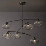Cabrette Float Glass Mobile Round Chandelier 60"
