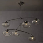 Cabrette Float Glass Mobile Round Chandelier 48"