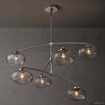 Cabrette Float Glass Mobile Round Chandelier 48"