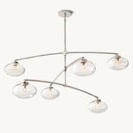 Cabrette Float Glass Mobile Round Chandelier 72"