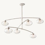 Cabrette Float Glass Mobile Round Chandelier 48"