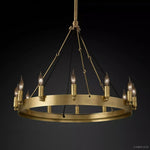 Camino Vintage Industrial Round Chandelier 26"
