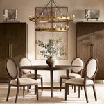 Camino Vintage Industrial Two-Tier Chandelier 71"