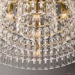 Marignan Modern Crystal Tiered Round Chandelier 48"