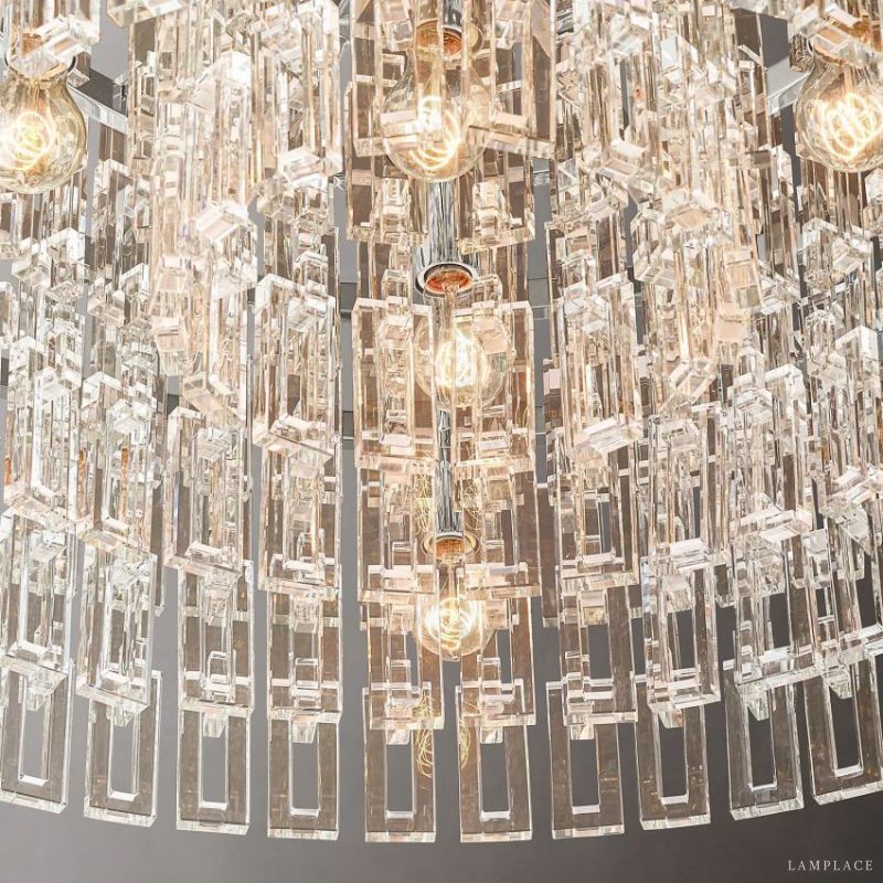 Marignan Modern Crystal Round Chandelier 48"