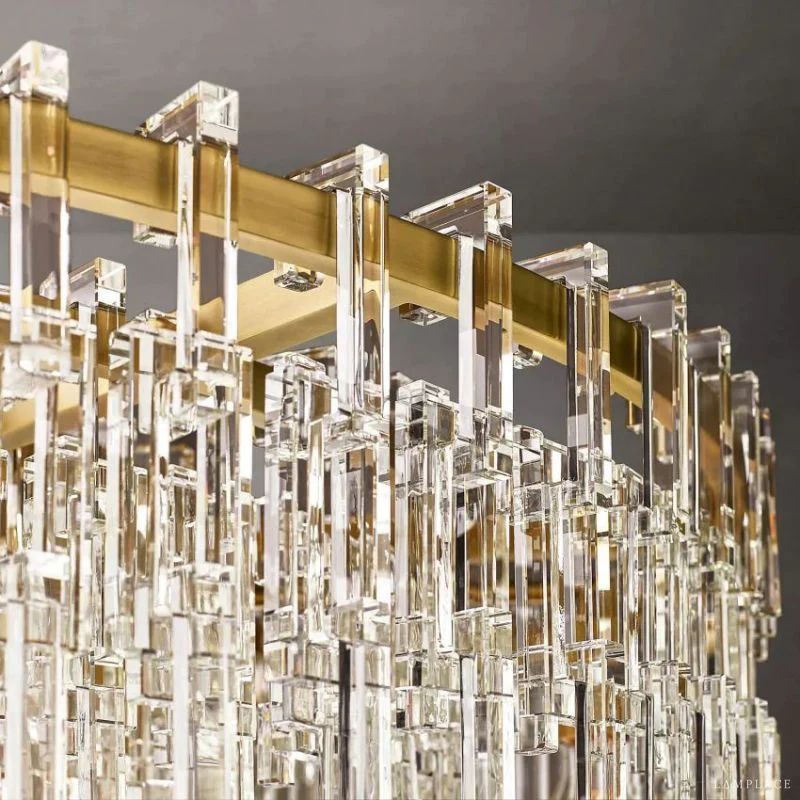 Marignan Modern Crystal Tiered Round Chandelier 60"