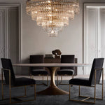 Marignan Modern Crystal Tiered Round Chandelier 60"