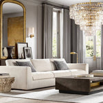 Marignan Modern Crystal Tiered Round Chandelier 36"