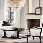 Marignan Modern Crystal Tiered Round Chandelier 36"