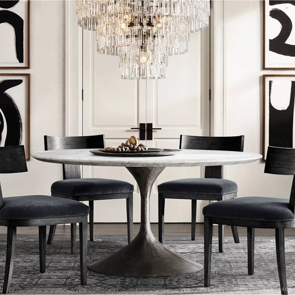 Marignan Modern Crystal Tiered Round Chandelier 48"