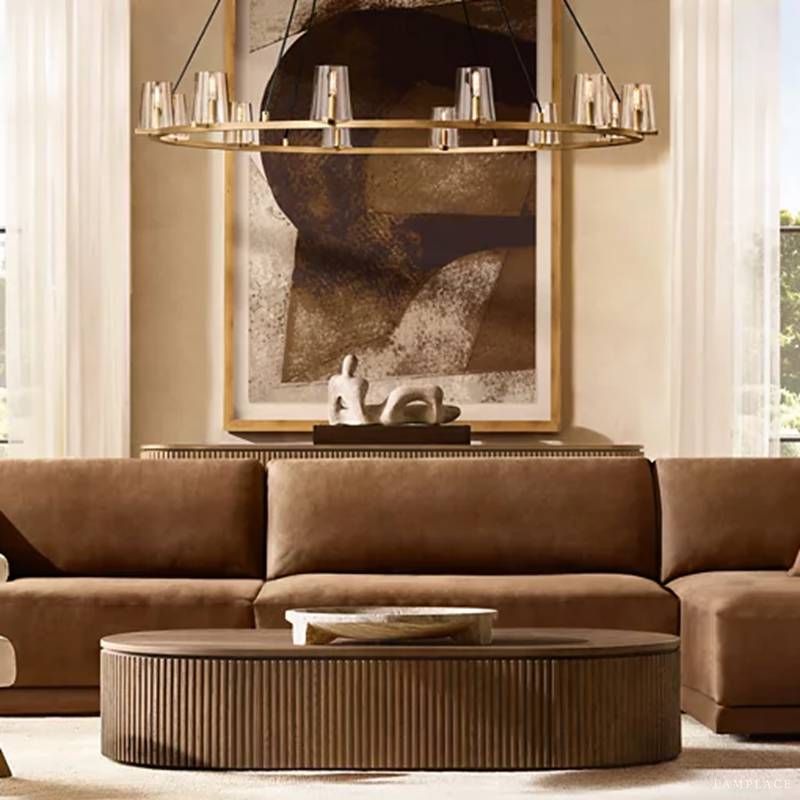 Pauillac Modern Heritage Round Chandelier 48"