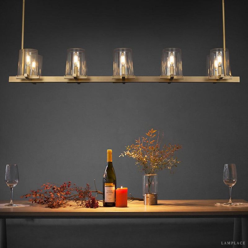 Pauillac Modern Heritage Linear Chandelier 49"