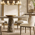 Pauillac Fabric Shade Round Chandelier 60"