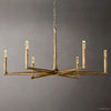 Thaddeus Artisan Forged Round Chandelier 48"