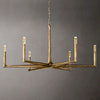Thaddeus Artisan Forged Round Chandelier 48"