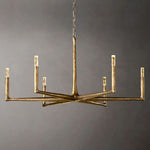 Thaddeus Artisan Forged Round Chandelier 48"