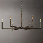 Thaddeus Artisan Forged Round Chandelier 48"