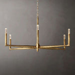 Thaddeus Artisan Forged Round Chandelier 48"