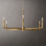 Thaddeus Artisan Forged Round Chandelier 48"