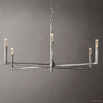 Thaddeus Artisan Forged Round Chandelier 48"