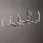 Thaddeus Artisan Forged Linear Chandelier 54"