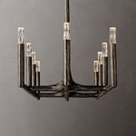 Thaddeus Artisan Forged Linear Chandelier 54"