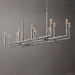 Thaddeus Artisan Forged Linear Chandelier 72"