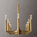 Thaddeus Artisan Forged Linear Chandelier 72"
