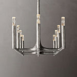 Thaddeus Artisan Forged Linear Chandelier 72"