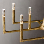 Thaddeus Artisan Forged Linear Chandelier 72"