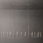 Thaddeus Artisan Forged Linear Chandelier 96"