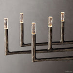 Thaddeus Artisan Forged Linear Chandelier 96"