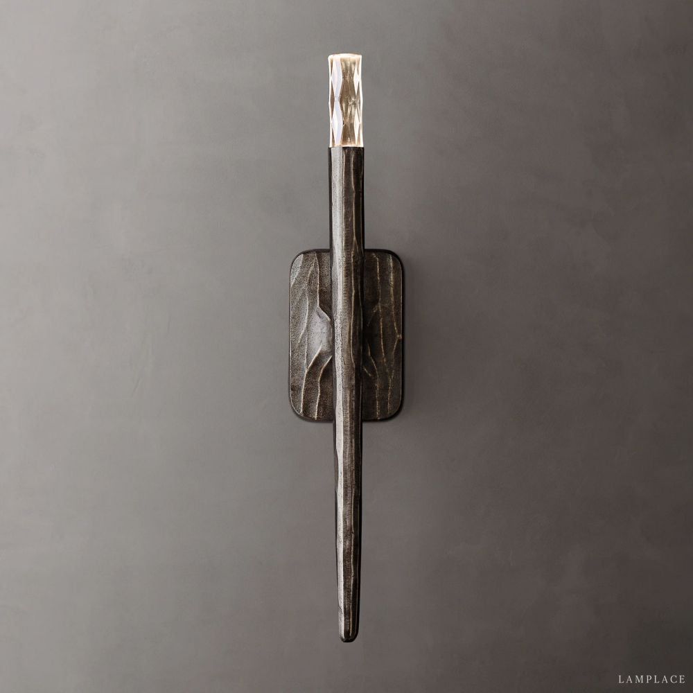Thaddeus Artisan Forged Wall Sconce