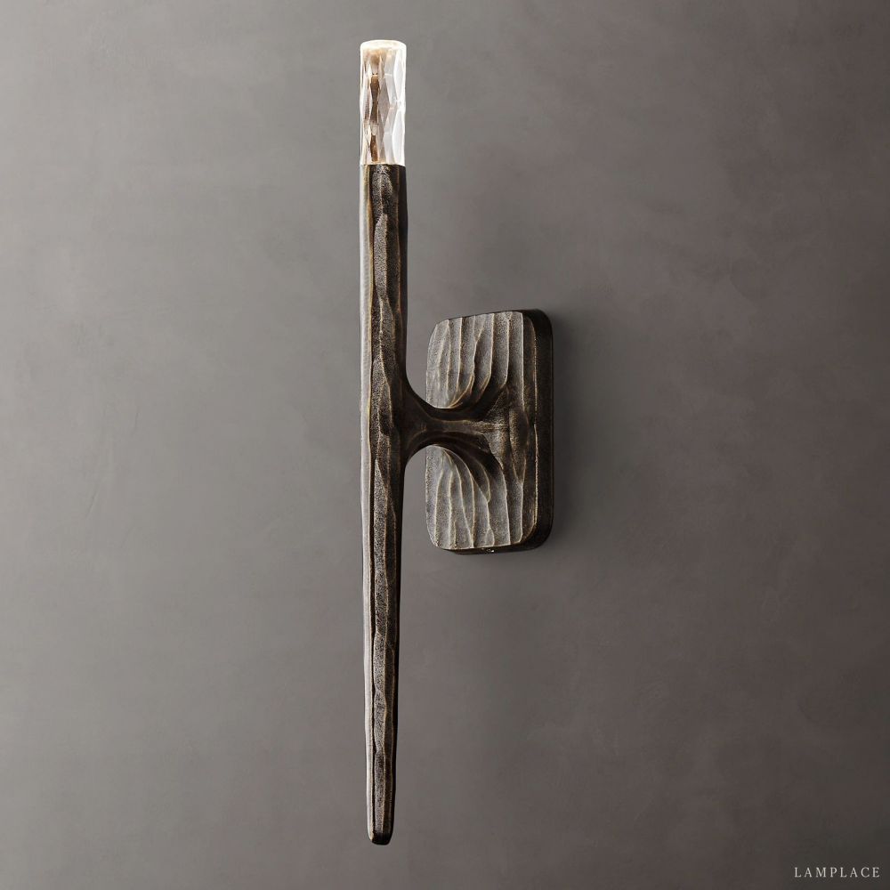 Thaddeus Artisan Forged Wall Sconce
