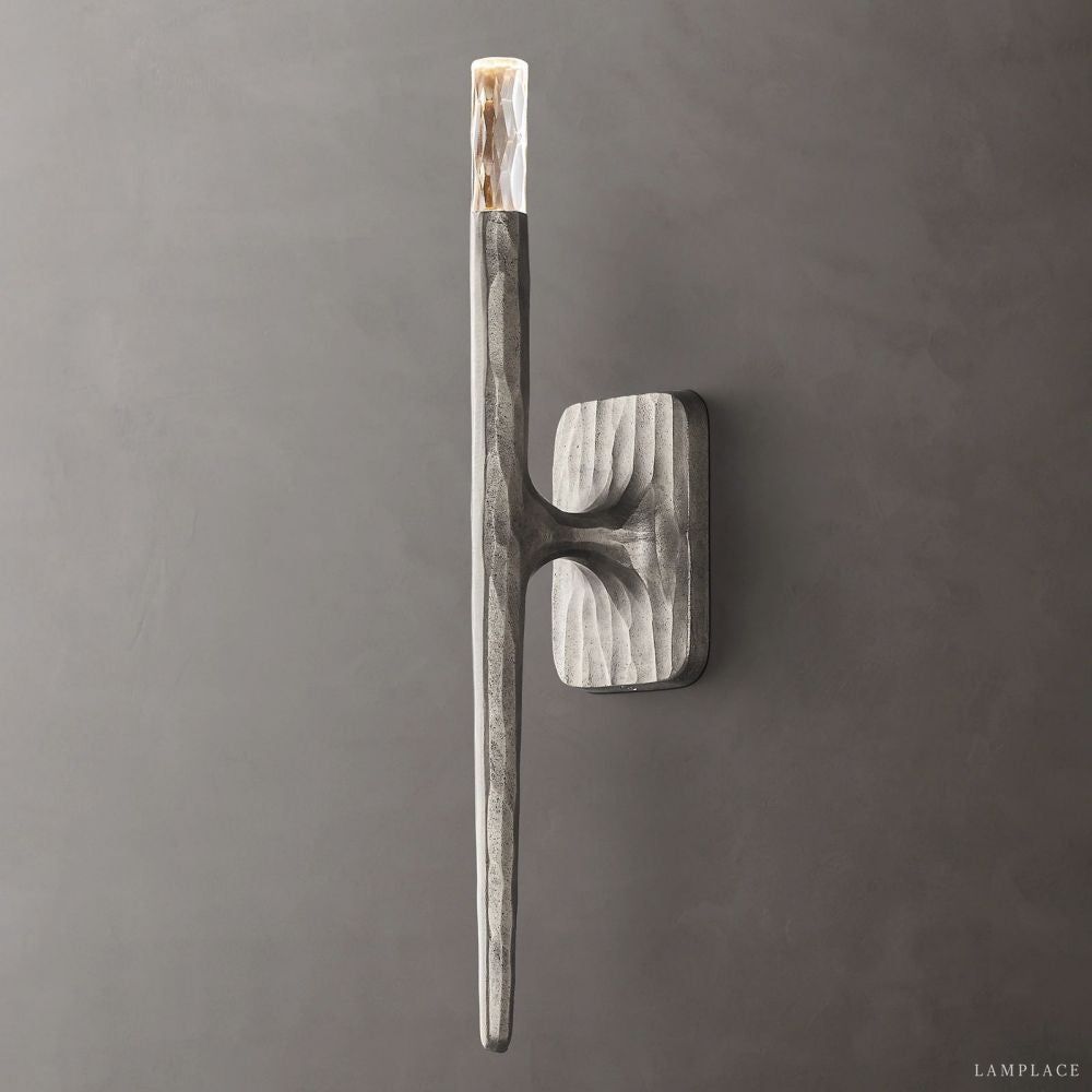 Thaddeus Artisan Forged Wall Sconce