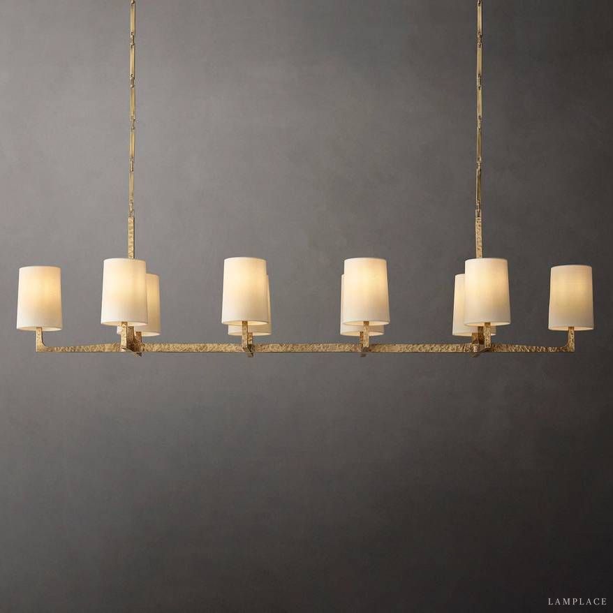 Wright Simplicity Forged Linear Chandelier 72"