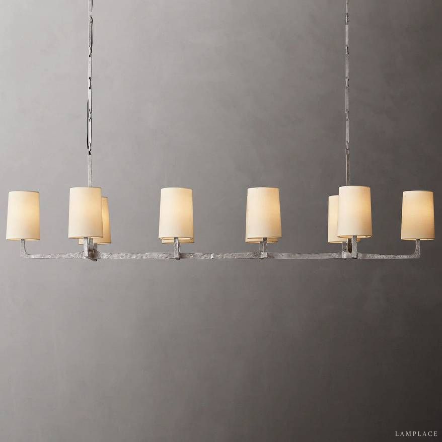 Wright Simplicity Forged Linear Chandelier 72"