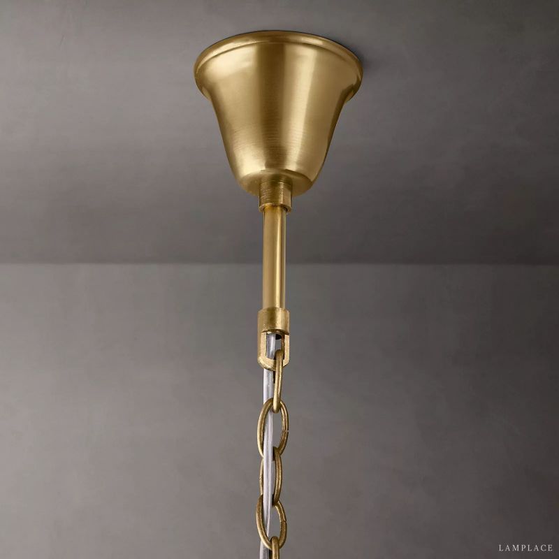 Odeon Deco Prism Round Chandelier 32"